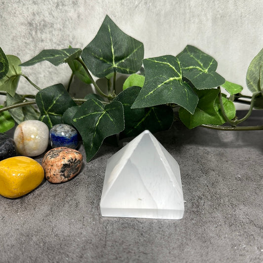 Selenite Pyramid Heavenly Healing