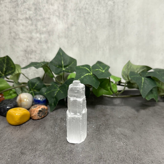 Selenite Rough Tower Heavenly Healing