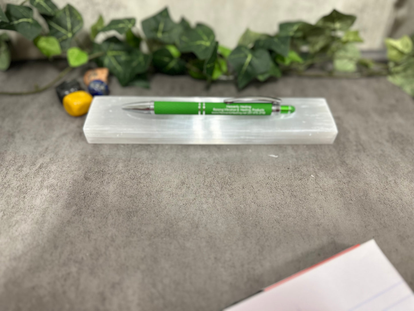 Selenite Pen Holder Heavenly Healing