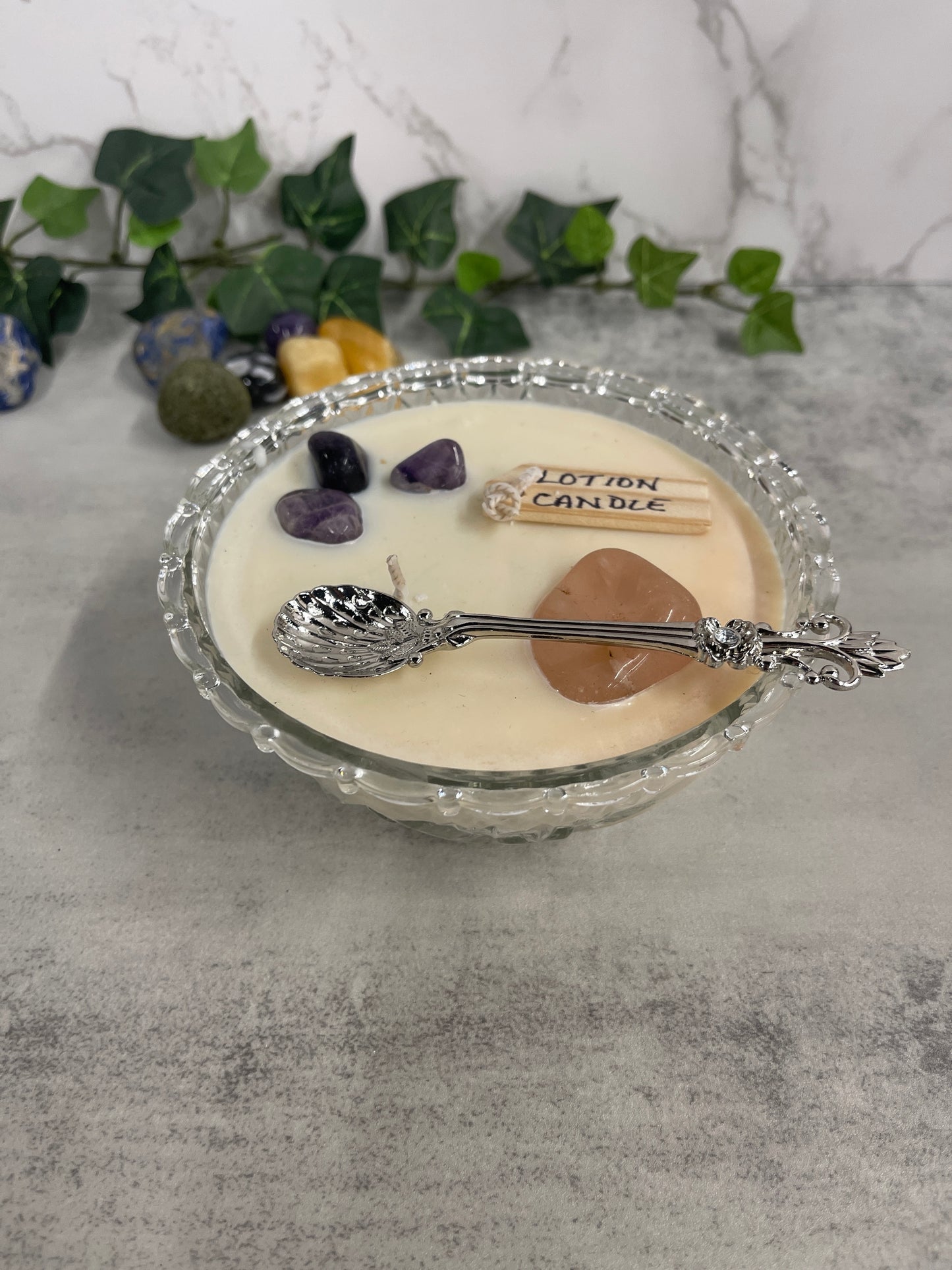 Organic Lotion Candle Heavenly Healing