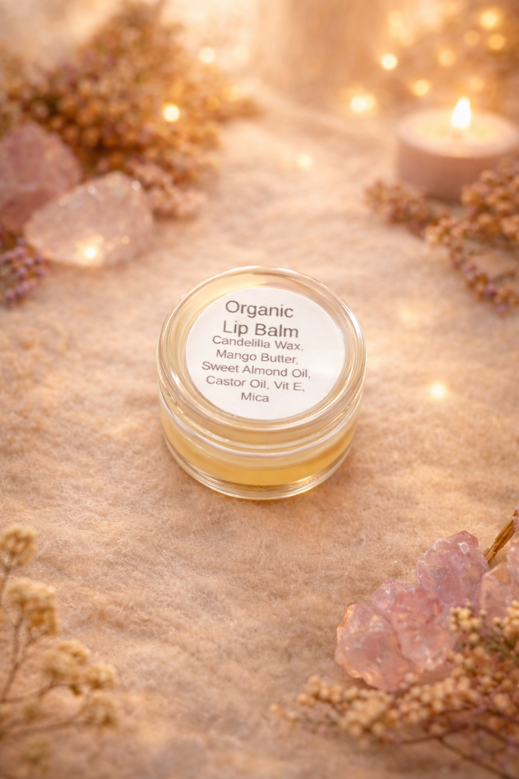 Organic Vegan Lip Balm – Soft Nourish & Daily Protection Heavenly Healing