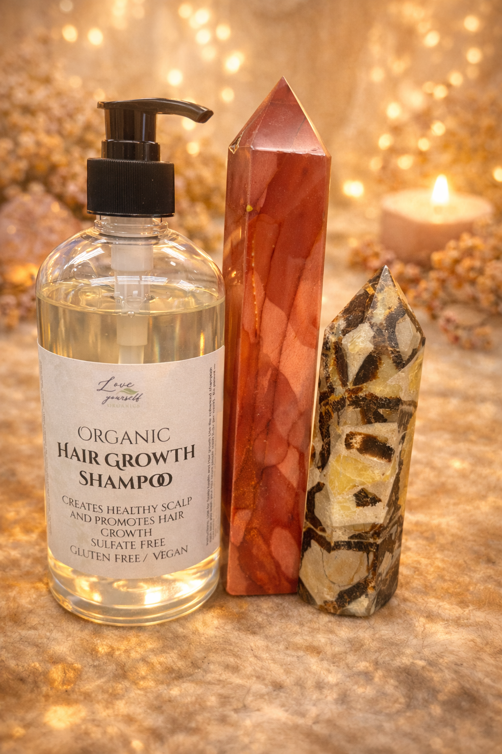 Organic Hair Growth Shampoo – Scalp Renewal & Strengthening Cleanse Heavenly Healing