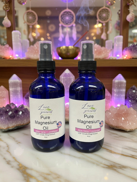Pure Magnesium Oil Spray – Aloe Vera and Lavender 🌿✨ Heavenly Healing