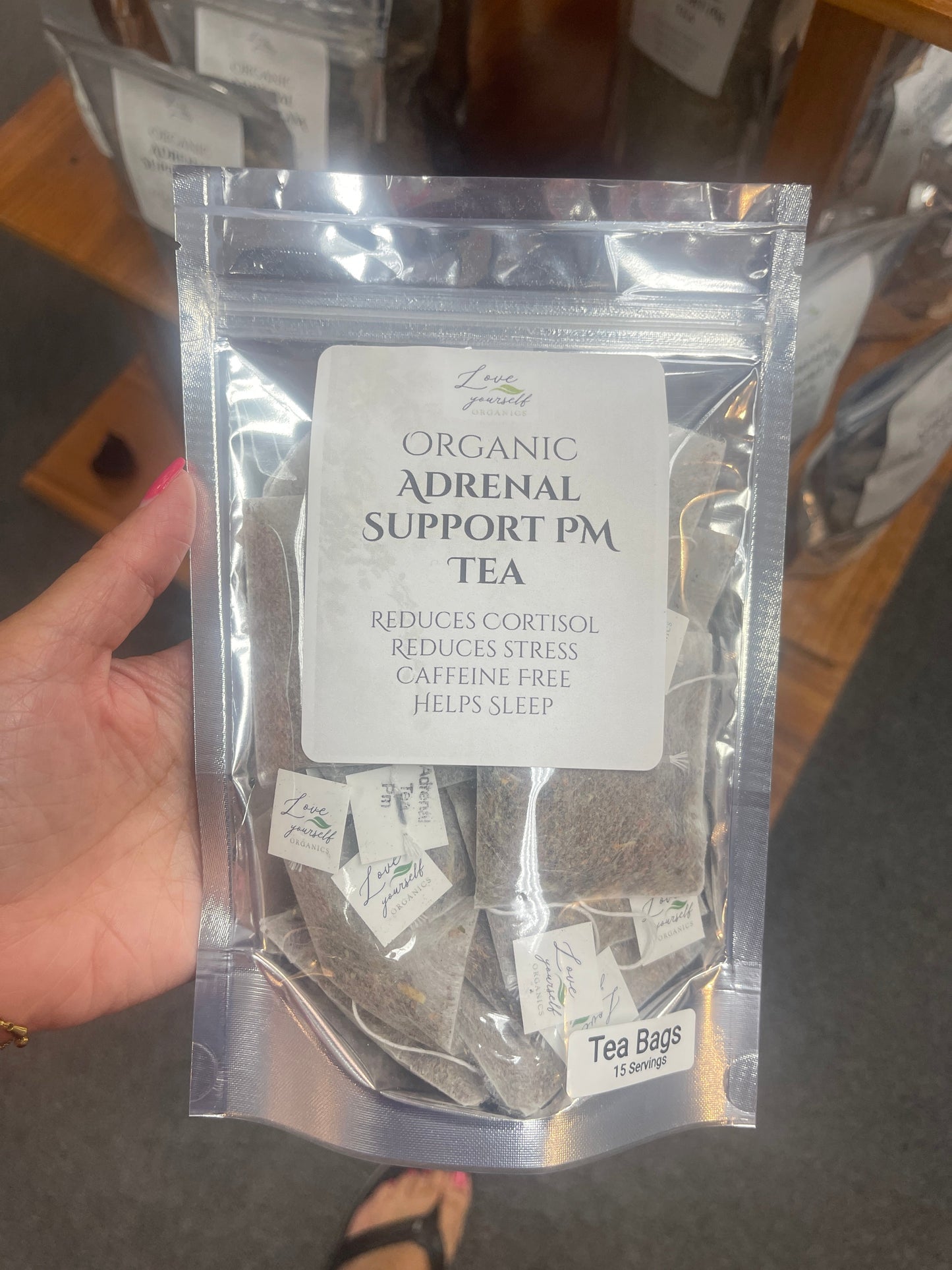 Organic Adrenal Support PM Tea Heavenly Healing