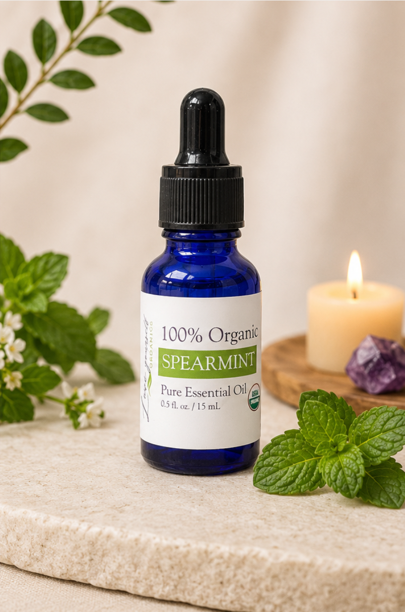 100% Organic Spearmint Essential Oil (Copy) Heavenly Healing