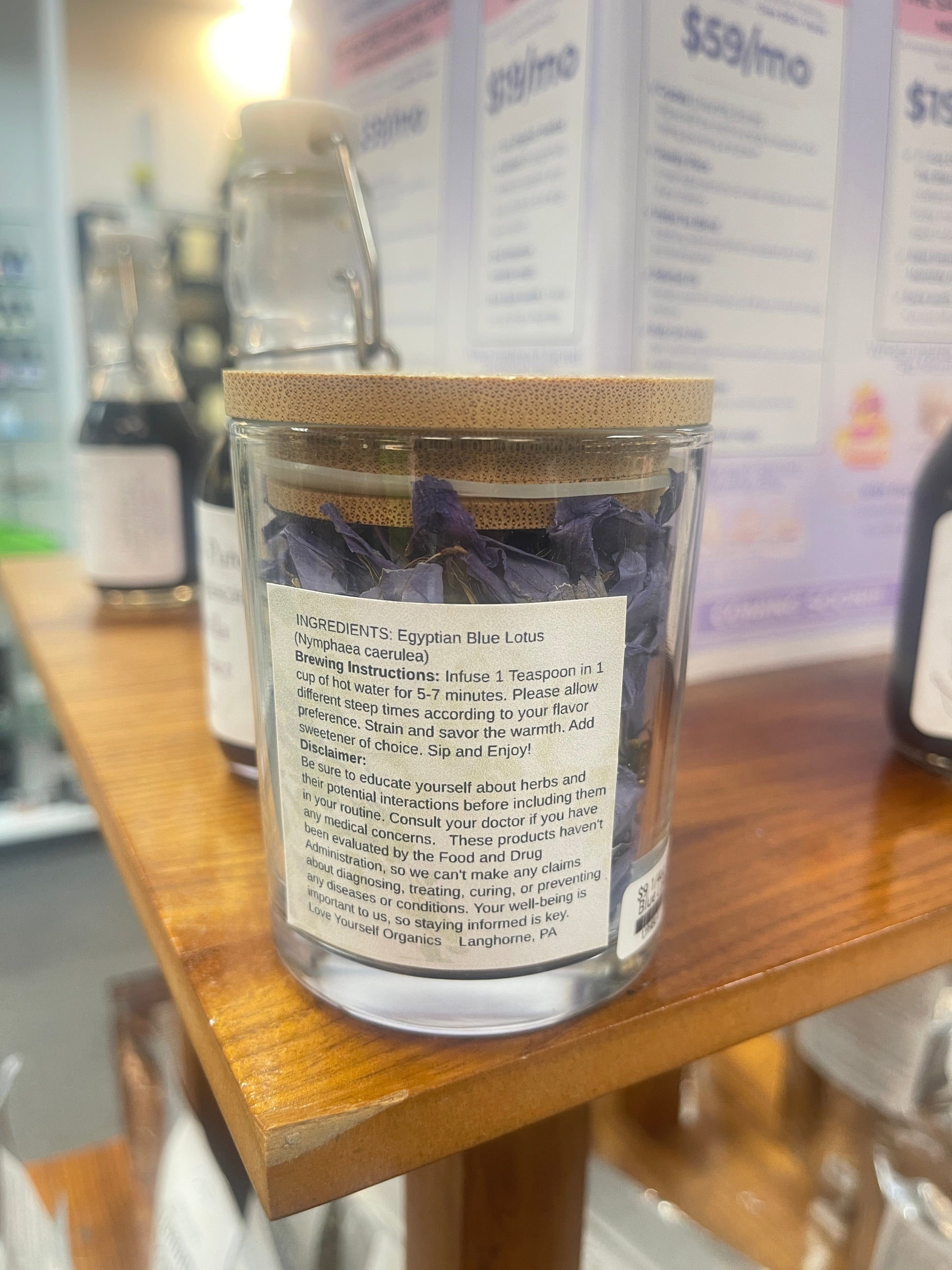 Organic Egyptian Blue Lotus Whole Flowers (Copy) Heavenly Healing