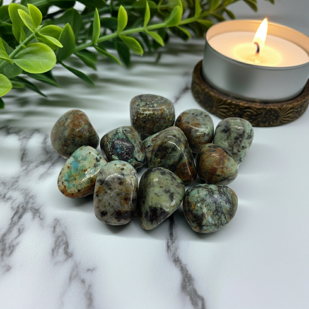 African Turquoise Crystal Heavenly Healing