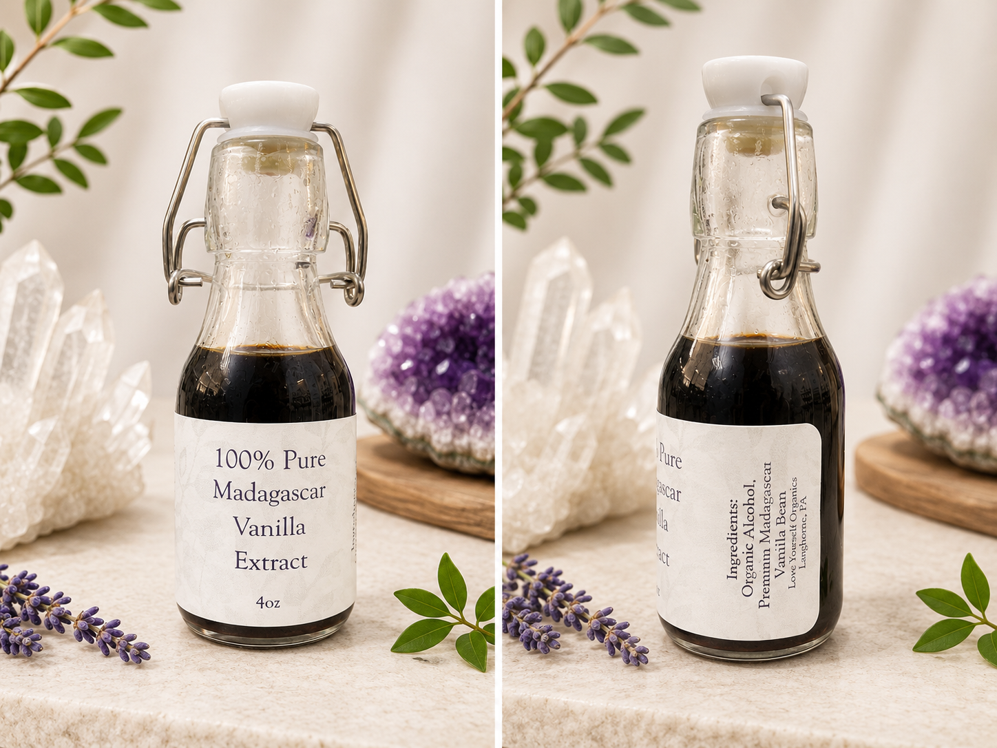 100% Pure Madagascar Vanilla Extract Heavenly Healing