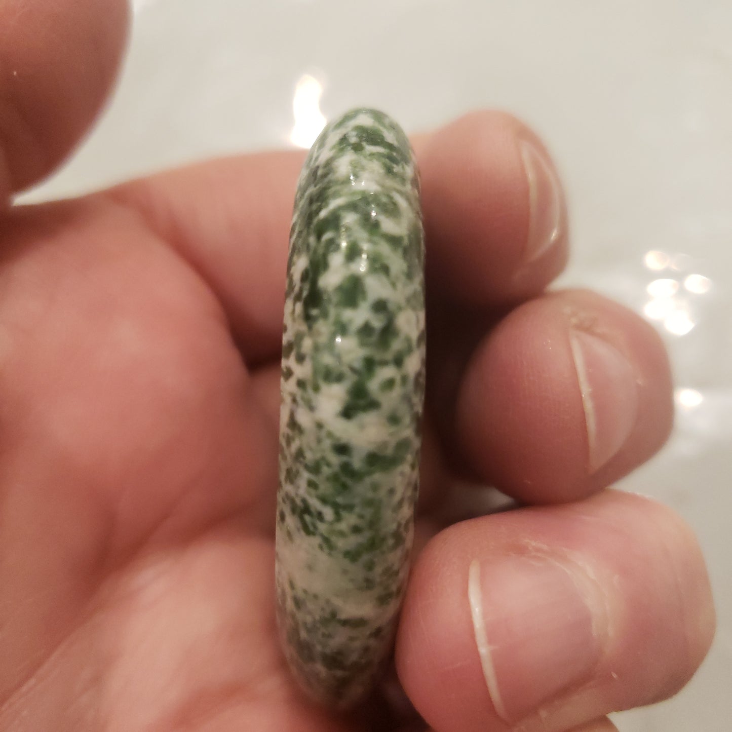 Worry stones - Green Point Jade Heavenly Healing