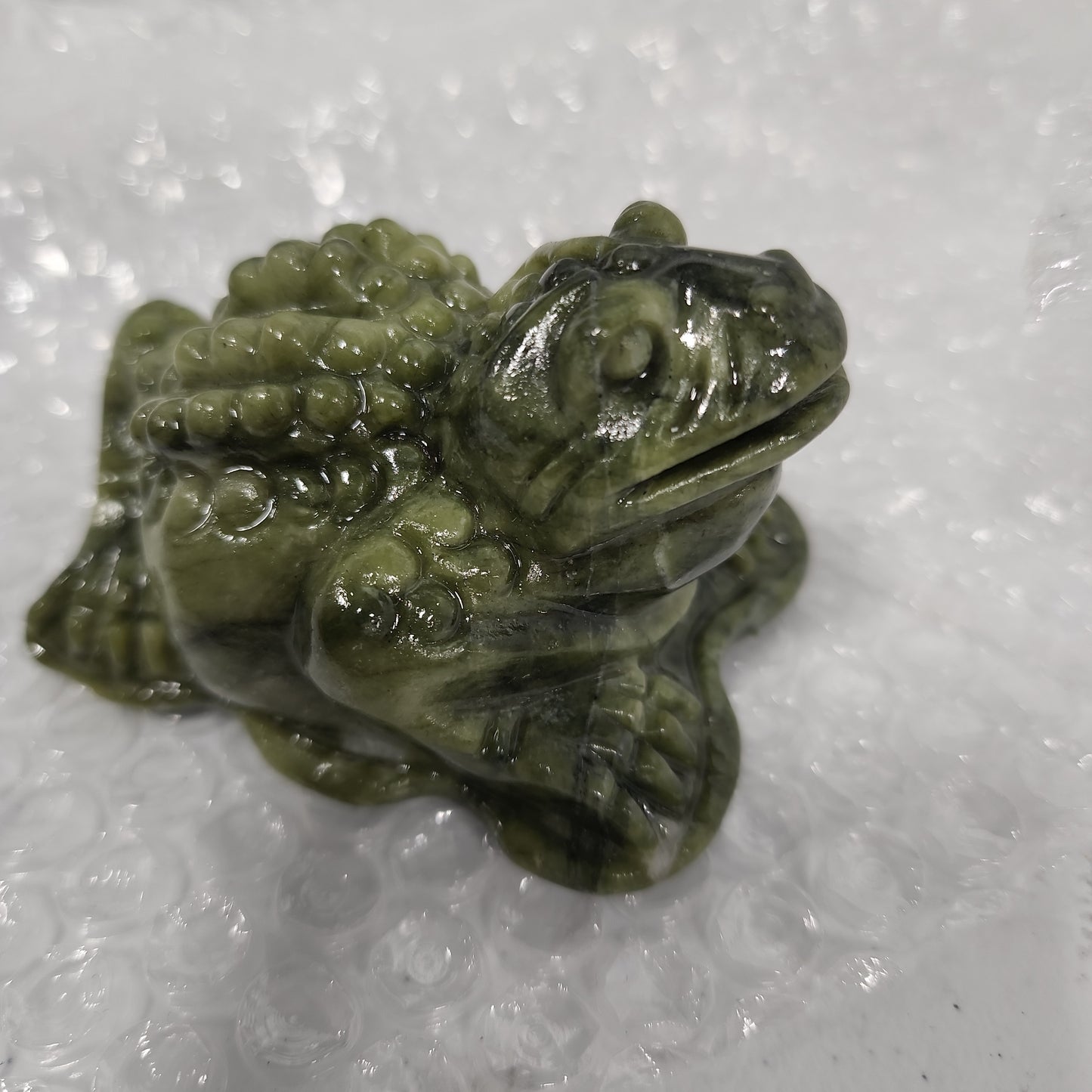 Jade Frog Stone Animal Heavenly Healing