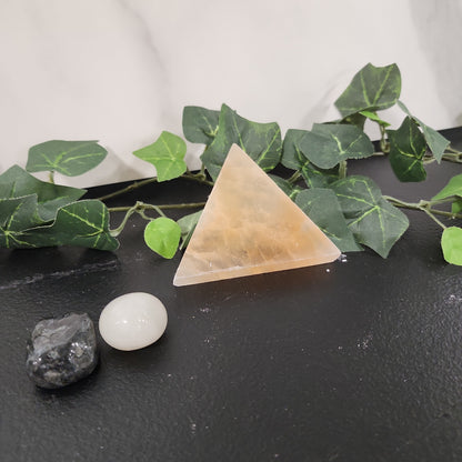 Selenite Peach Charging Plates Heavenly Healing
