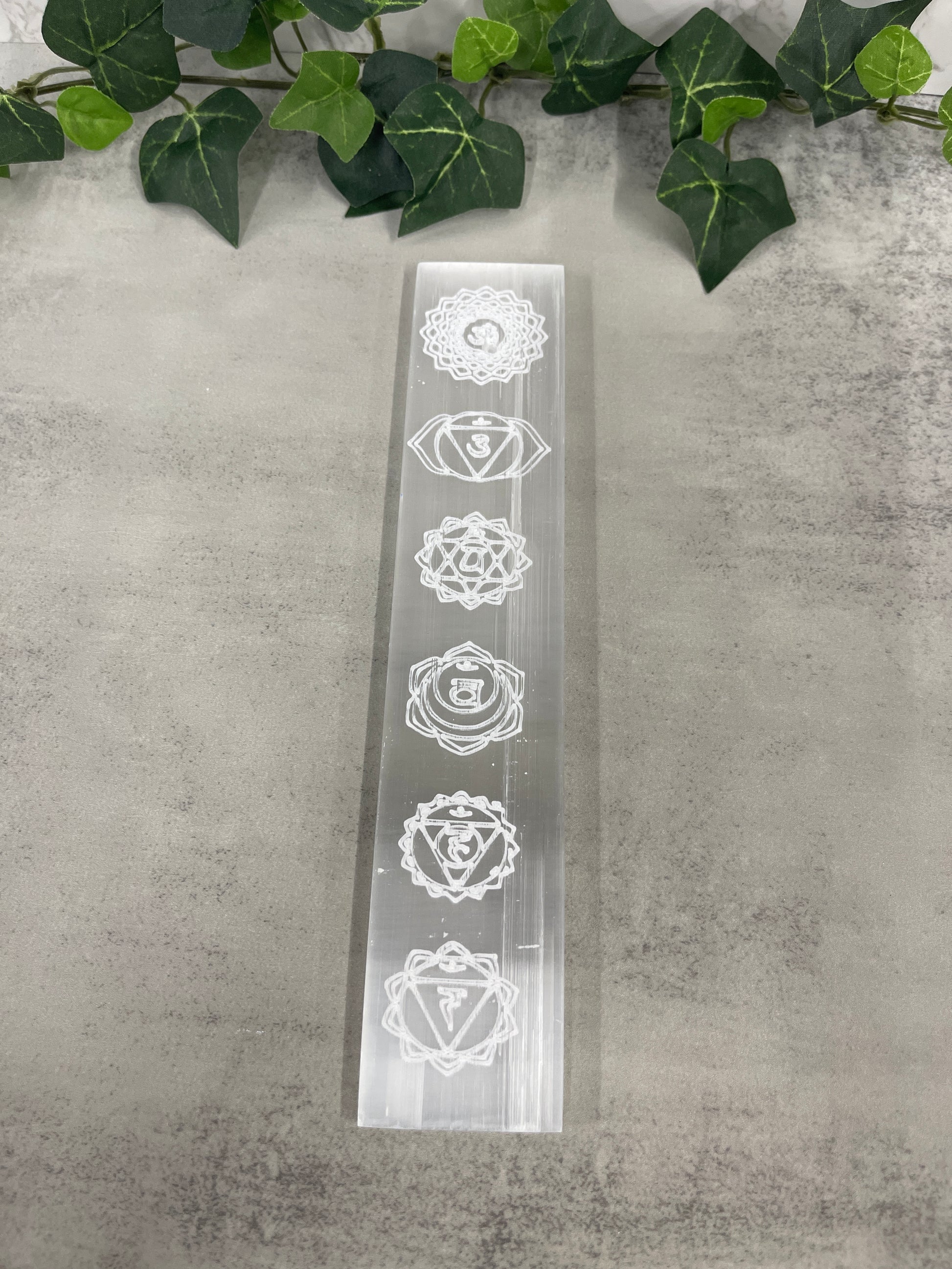 Selenite Chakra Bars Heavenly Healing