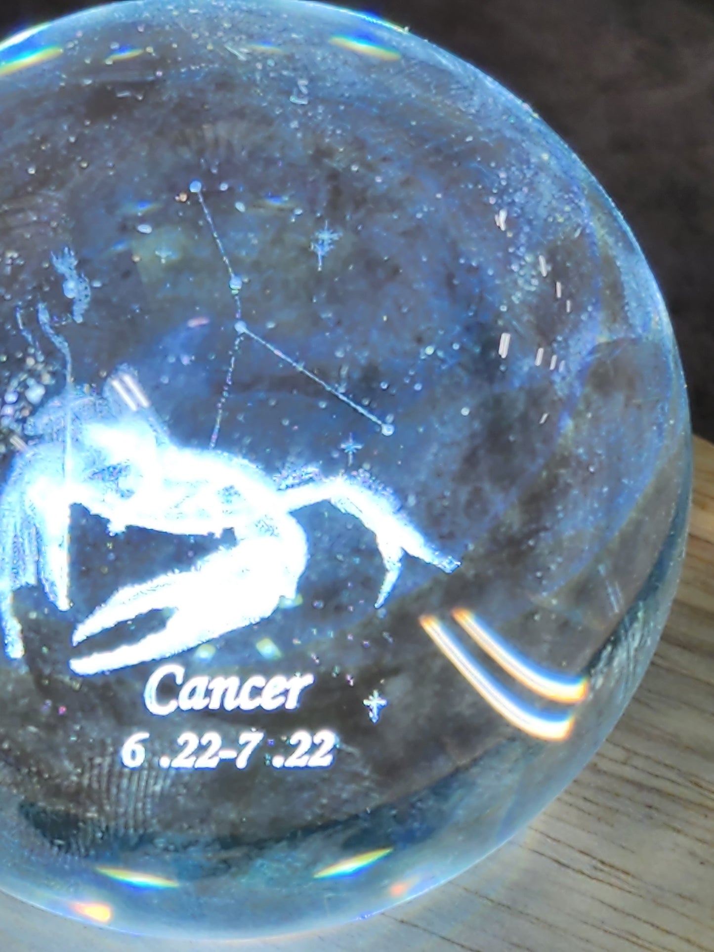 Crystal Zodiac Sphere Heavenly Healing
