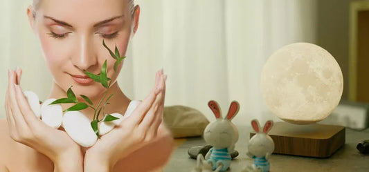 Levitating Luna Lamp Heavenly Healing