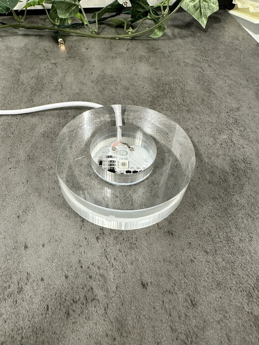 Glass Light Stand Heavenly Healing
