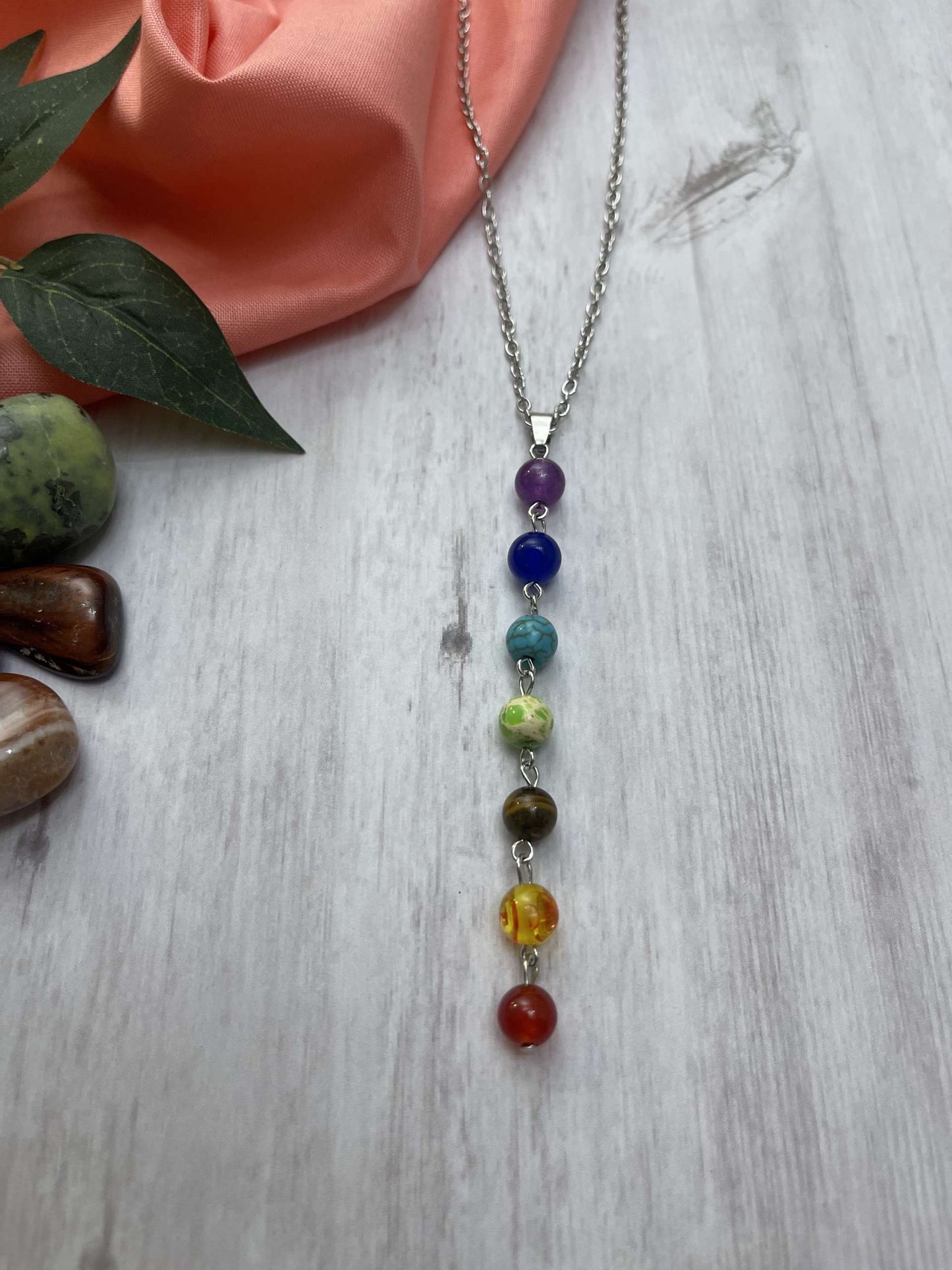 Chakra Stone Necklace Heavenly Healing