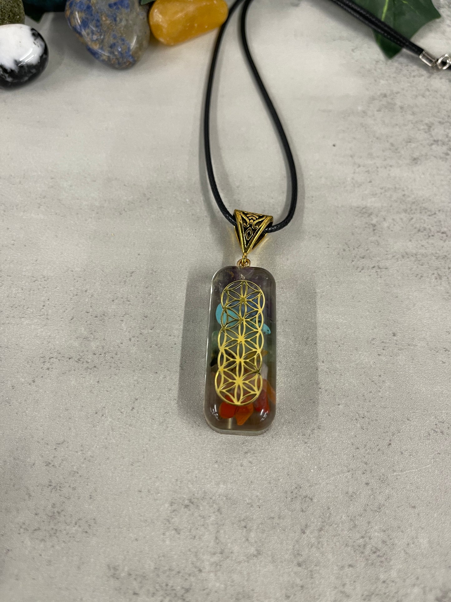 Flower of Life Ogan Pendant Heavenly Healing