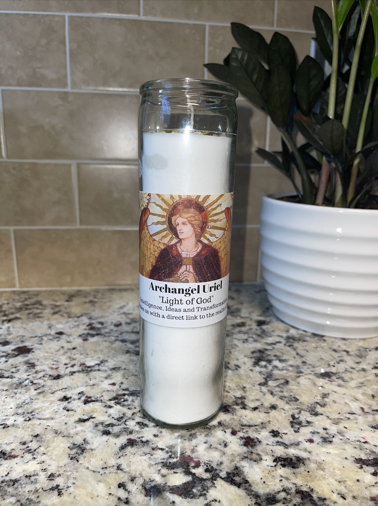 Archangel Uriel Candle Heavenly Healing